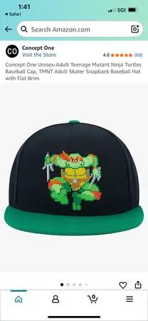 Teenage Mutant Ninja Turtles hat