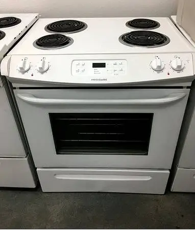 Electric White Stove