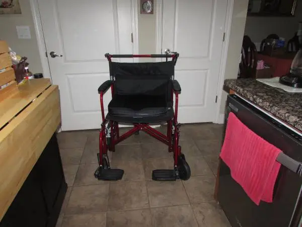 Transport Chair Drive, Foot Rests, Oversize 22 wide seat ,