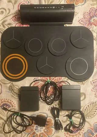 Donner DED-20 Electric Drum Pads With Speakers and Recording - TESTED