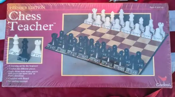 Cardinal Premier Edition Chess Teacher Never Opened
