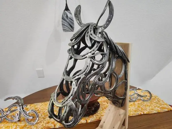 Horseshoe horse head