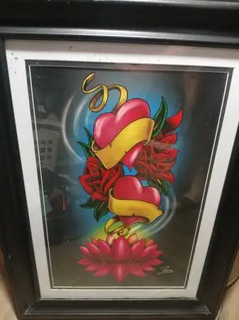 20 Pictures with Glass/Frame and Wires Ready to Hang.