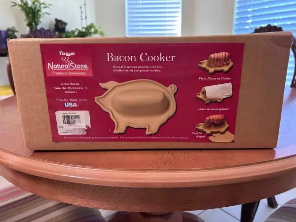 Natural Stone Bakeware For Bacon Cooked Perfect