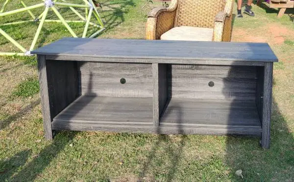 Charcoal Gray TV Stand