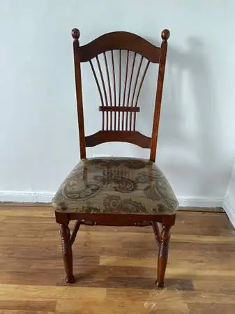 Brown Quality Wooden Solid Wood Kitchen Dining Living Room Table Chair