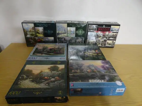 Thomas Kinkade Puzzles All for $30.00