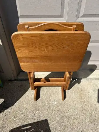 2 TV TRAY TABLES $15
