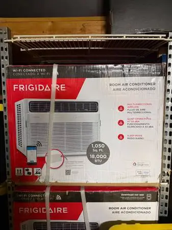 Frigidaire 18,000 BTU Window AC, WiFi + Remote, BRAND NEW IN BOX (230V)