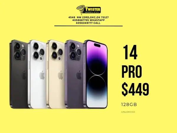 iPhone 14 Pro 128GB - Unlocked - Twister Wireless OKC