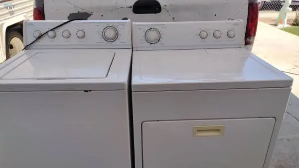 Whirlpool washer and gas dryer