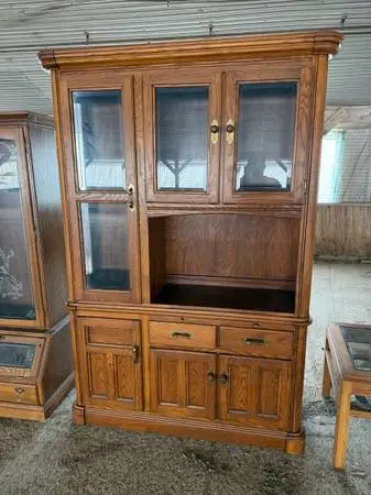 Nice Solid Wood China Cabinet