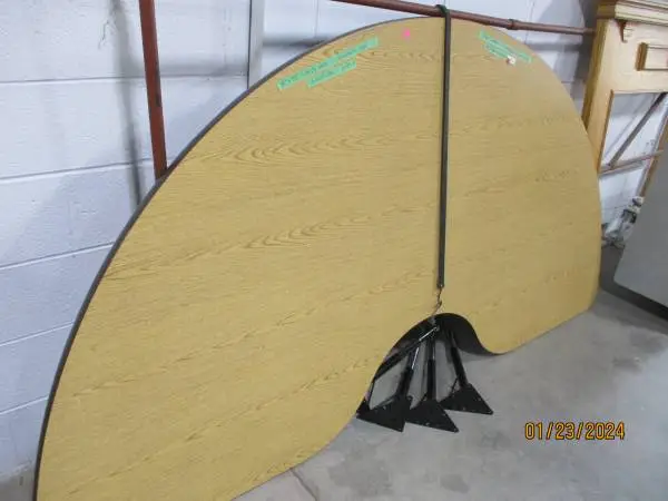 Kidney Shaped Activity Table #3862