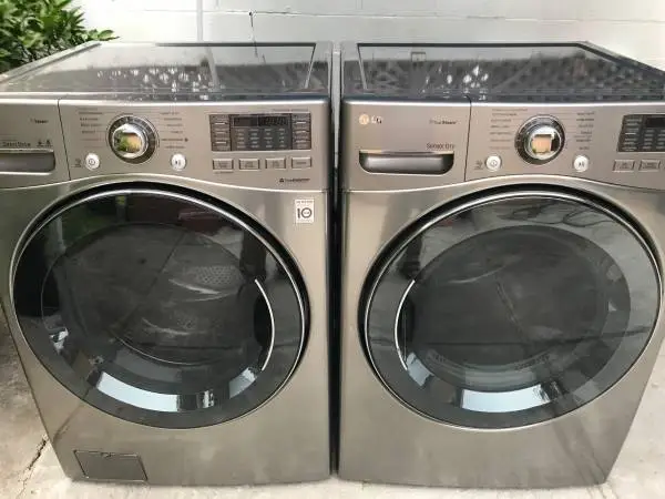 LG Stainless Steel Washer and Electric Dryer