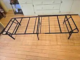 Single Twin Mattress Size Portable Folding Cot Foldup Guest Bed Frame