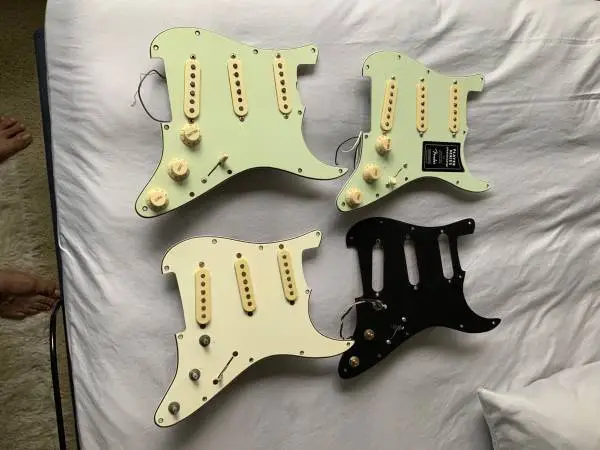 Fender assorted Stratocaster pickguards