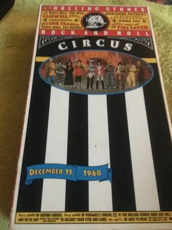 Rare vhs circus The  Rolling Stones