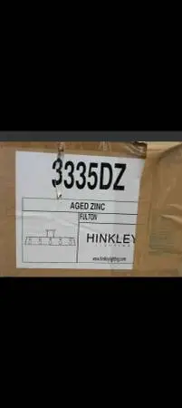 Hinkley lighting aged zinc
