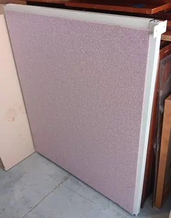 Short Cubicle Partitions,Panels,Light Beige-Mauve,43H x 36W,12 Avail.