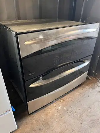 30W SS GE Profile Double Wall Oven 5.0 Cu Ft Model #PT925SN3SS Used