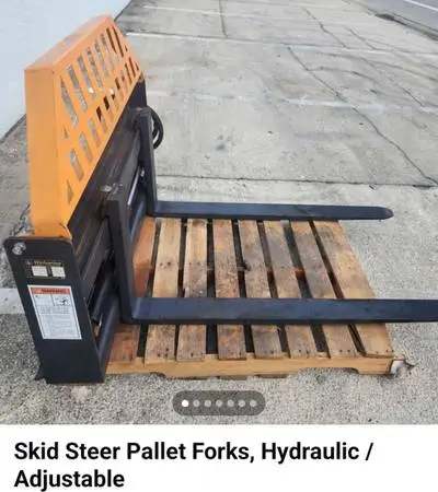 BRAND NEW Wolverine 48  Adjustable Skidsteer Forks,