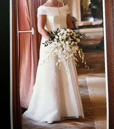 Pronuptia de Paris Gritti Spose Ivory Wedding Dress – Size 46 EU (Fits
