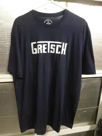 New Gretsch (guitars) Navy Blue SS T-shirt 2XL