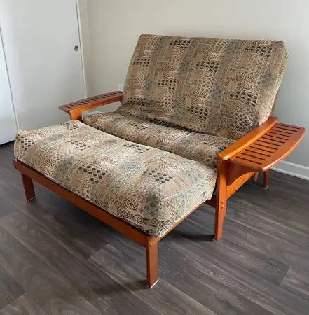 Nice Oak Wood Full Size Futon ~ MUST SELL!! Only