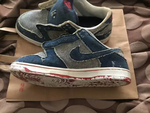 NIKE SB Dunk Low Denim Reese Forbes Size 11 LIMITED RARE EDITIONS