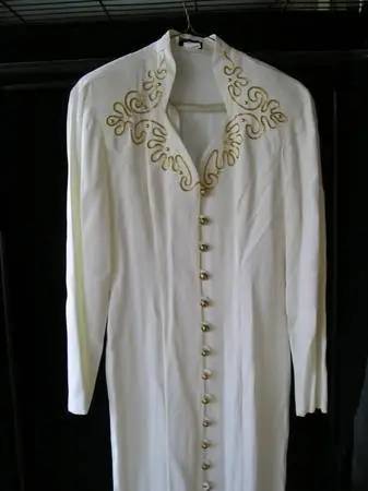 Elegance in Gold & Ivory, Size 5/6