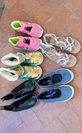Size 13 Lot of Girl Shoes
