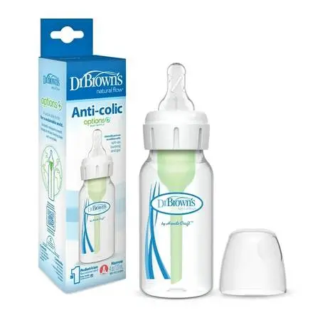 Dr. Browns Natural Flow Anti-Colic Options+ Narrow Baby Bottle, 4oz