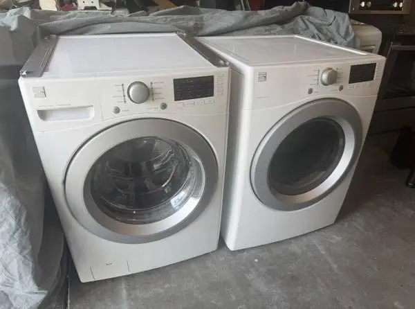 Kenmore front load washer & electric dryer for sale.