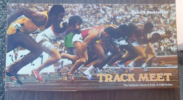 1973 Sports Illustrated Track Meet Decathlon Board Game (xc)