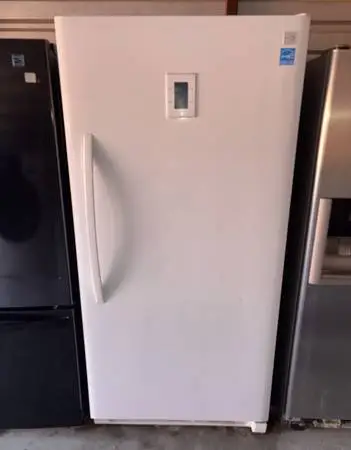White Kenmore Standing Freezer