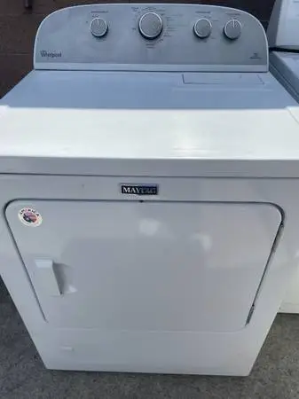 White whirlpool gas dryer