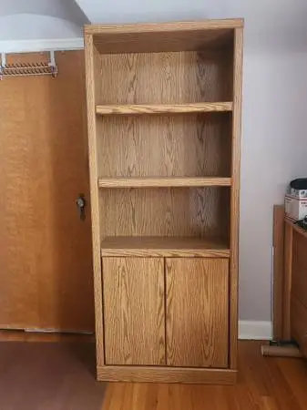 Sauder Oak Bookcase