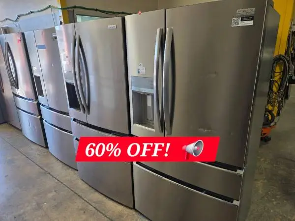 HUGE BLOWOUT SALE Scratch & Dent French Door Refrigerators 60% OFF