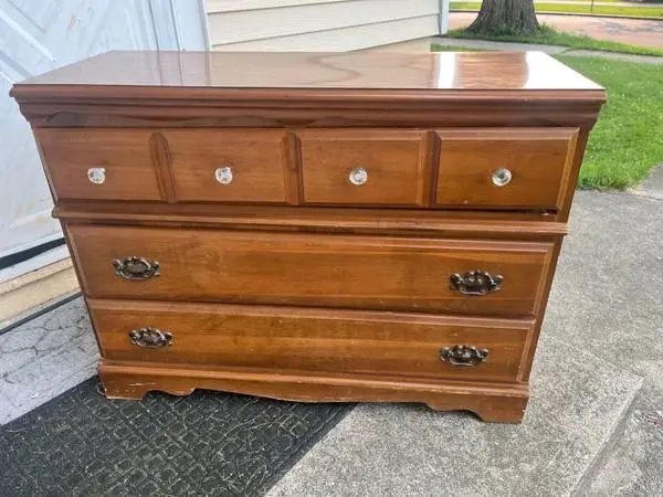 Homestead By Sears Vintage 3 Drawer Wood Dresser