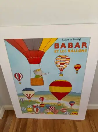 Babar et les ballons  poster