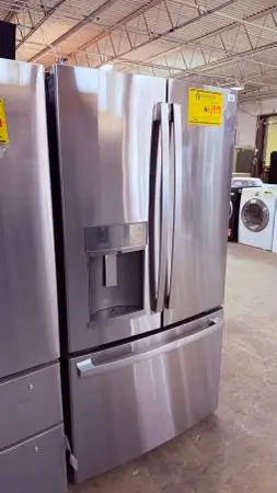 GE FRENCH DOOR FRIDGE STAINLESS NEW