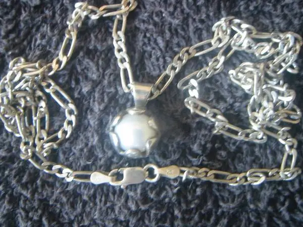 Cultured Pearl Sterling Silver Pendant