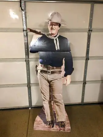 Vintage Life Size John Wayn Cardboard Cut Out