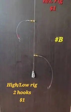 Fishing rigs(porgy, seabass,fluke,stripper)