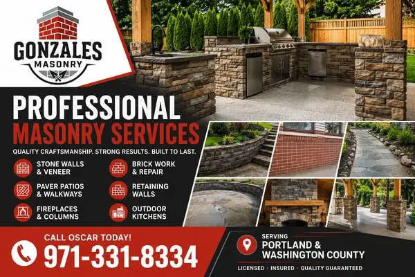🧱 Pro Masonries — Concrete, Brick, Remodeling, Chimneys & Retaining🟢