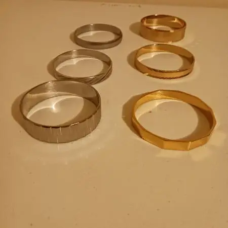 6 vintage Monet bracelets