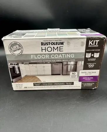 Rust-Oleum Home Floor Coating Ultra White Tint Base Matte Kit
