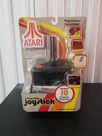 NEW Atari 2600 Plug & Play Joystick Plus 10 Classic Games