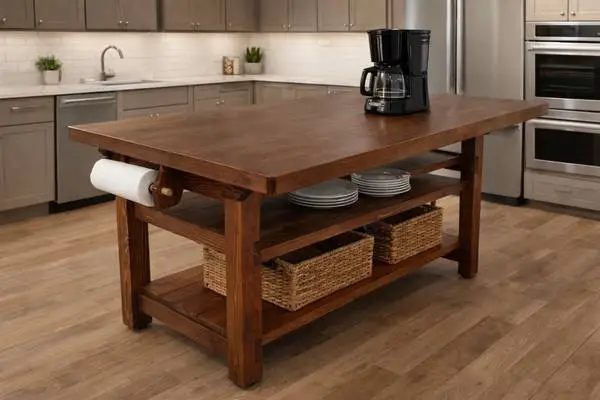 Custom Made Rustic Kitchen Islands.