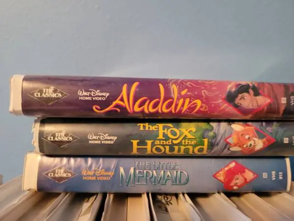 3 Rare VHS Black Diamond Disney Movies , Banned Little Mermaid Cover
